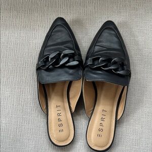 Esprit Black Mules size 7.5